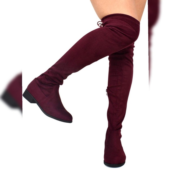 Flat Boots Over knee Wine color 🚨PRICE IS FIRM🚨 - Picture 7 of 7